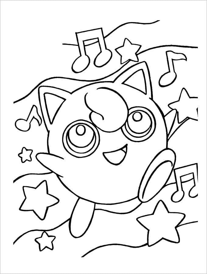 Pokemon coloring pages