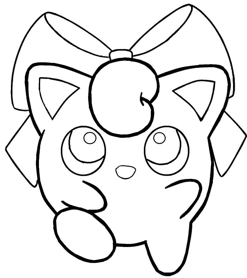 Jigglypuff coloring pages