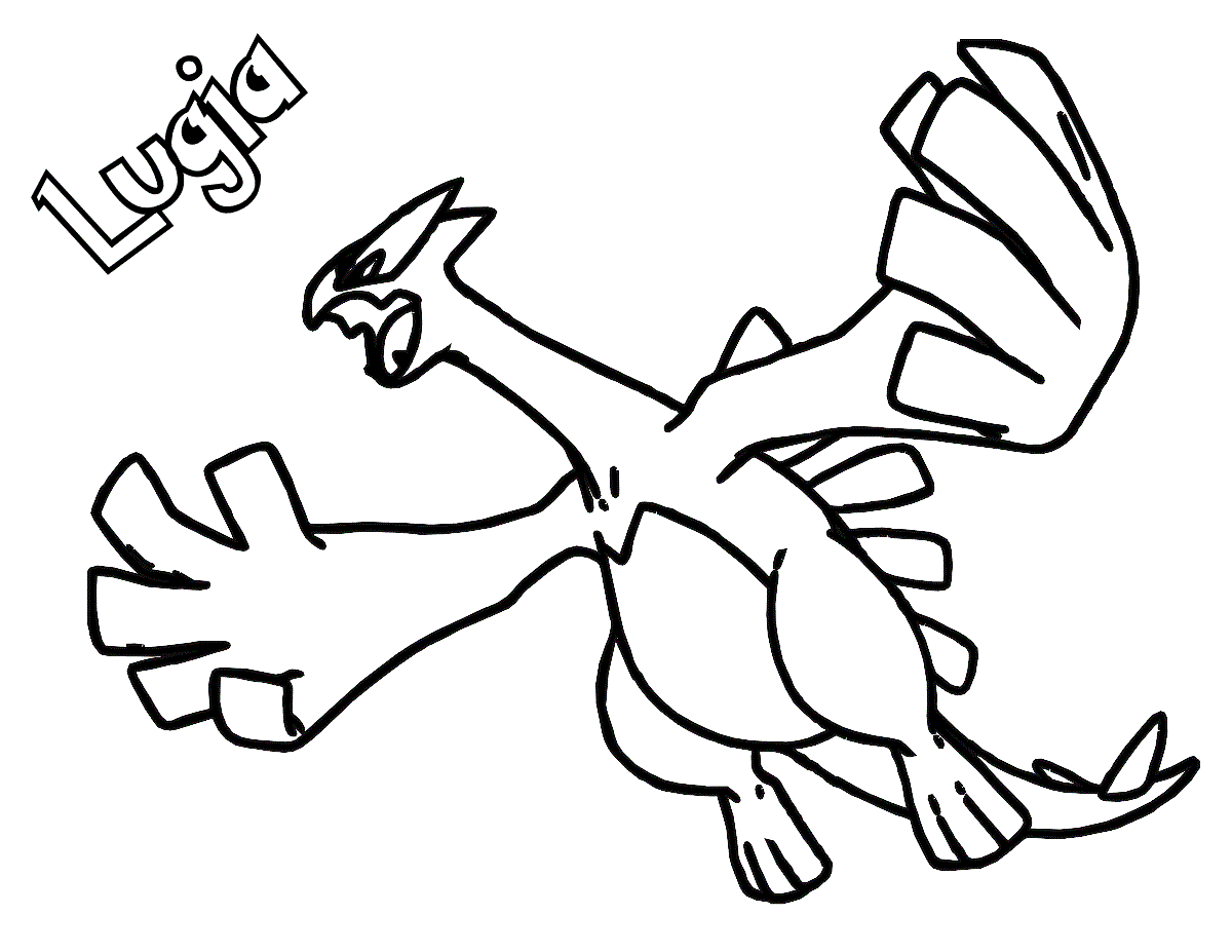 Legendary pokemon malvorlagen