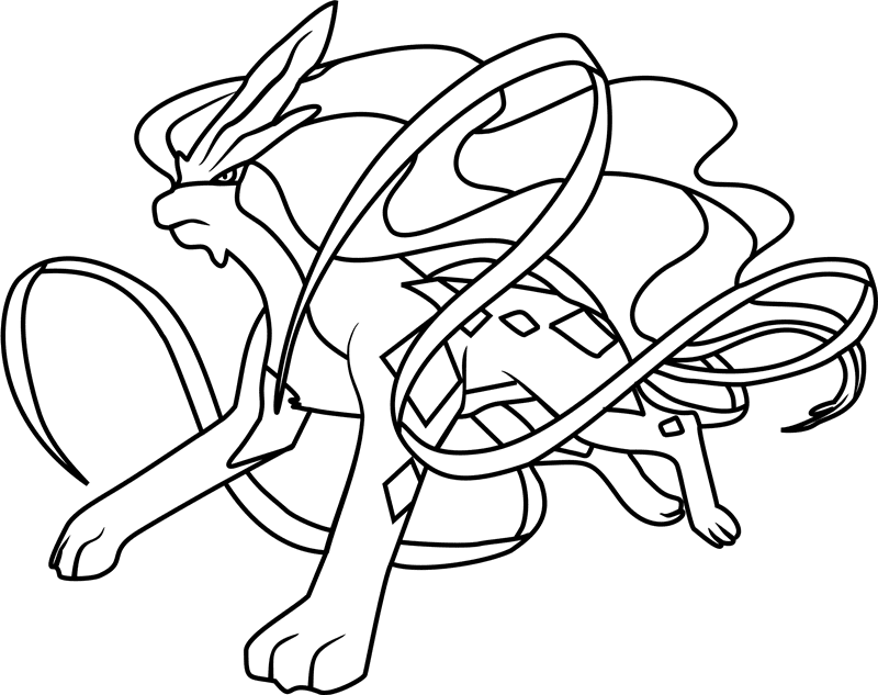 Legendary pokemon coloring pages