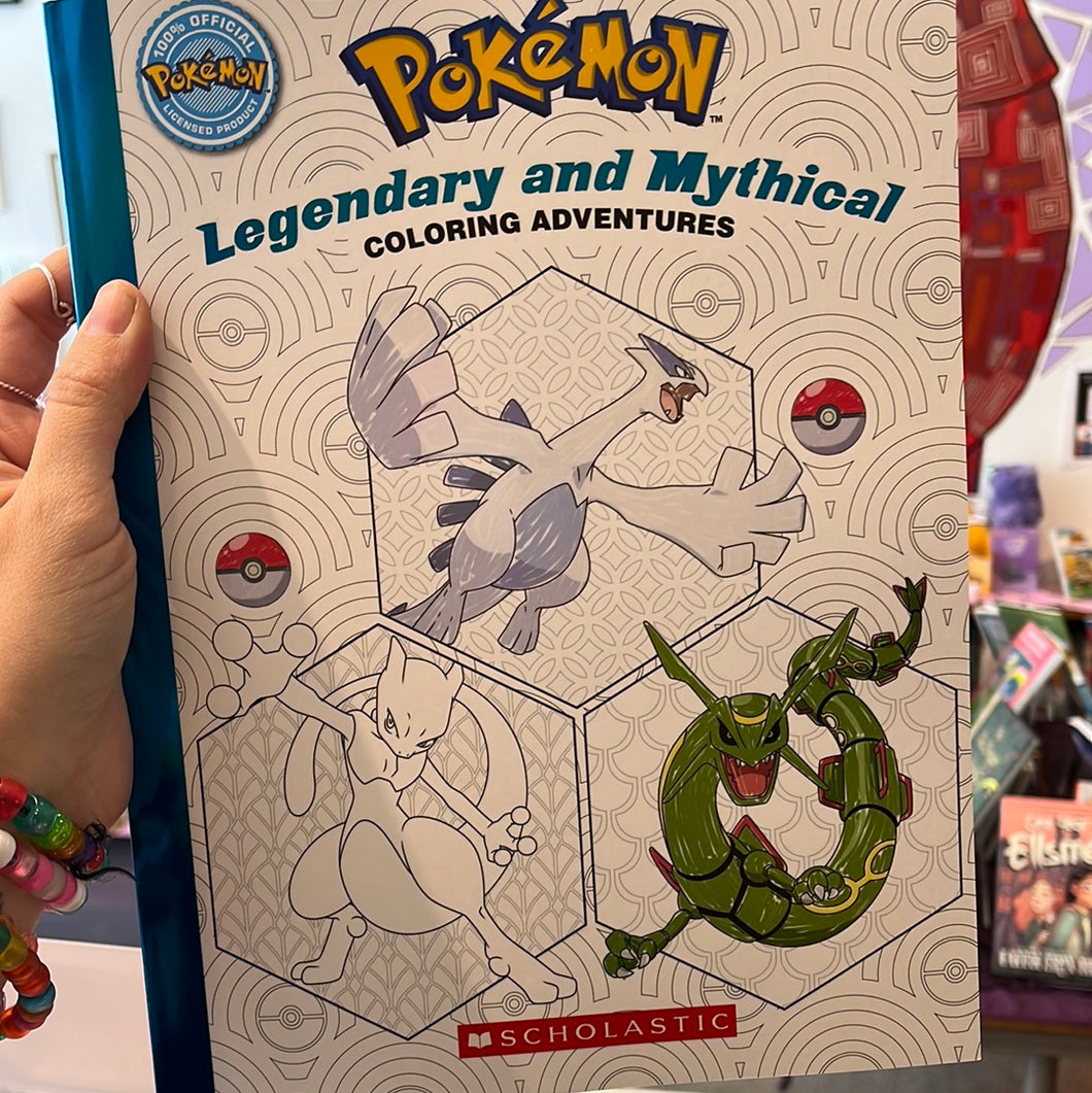 Pokemon legendary and mythical coloring book â sour cherry ics