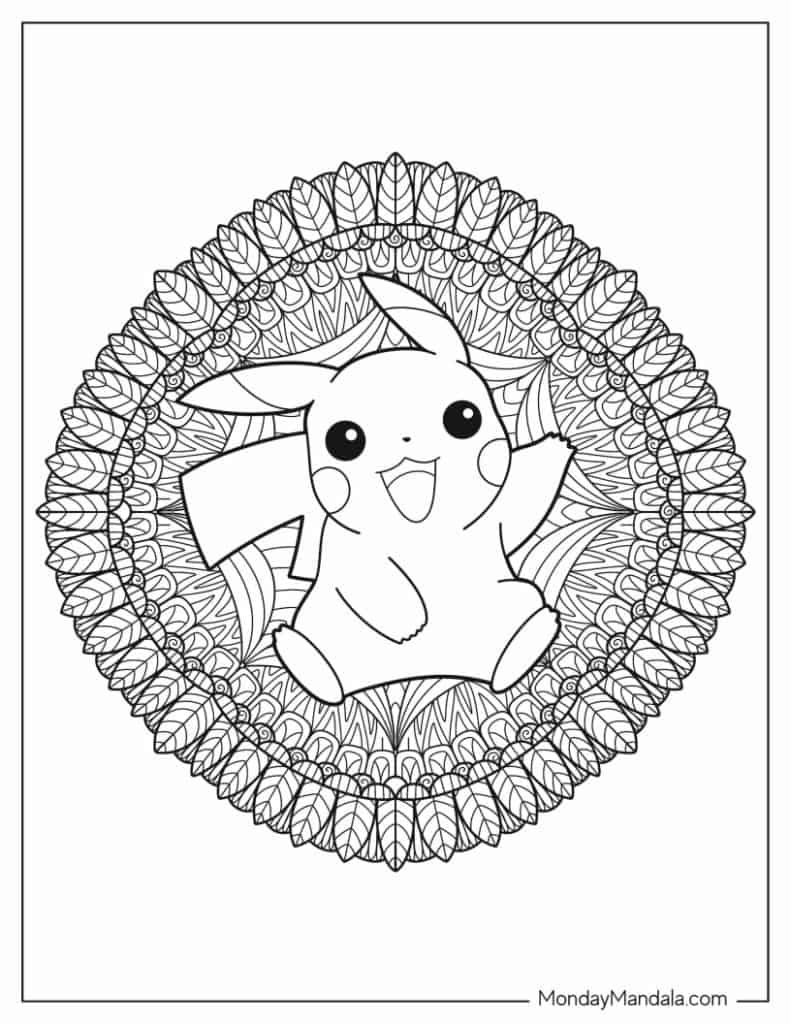 Pokemon coloring pages free pdf printables