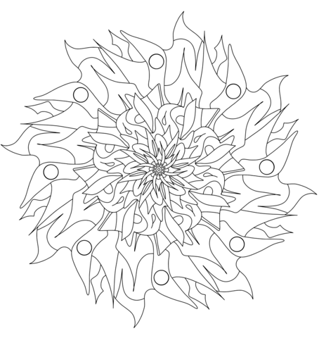 Mandala coloring page free printable coloring pages