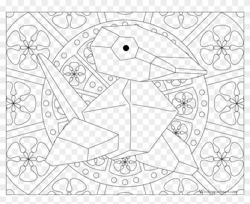 Mandala coloring pages pokemon mew png download