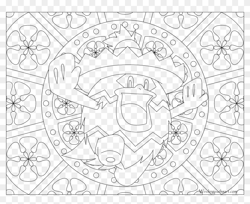 Ludicolo pokemon coloring page