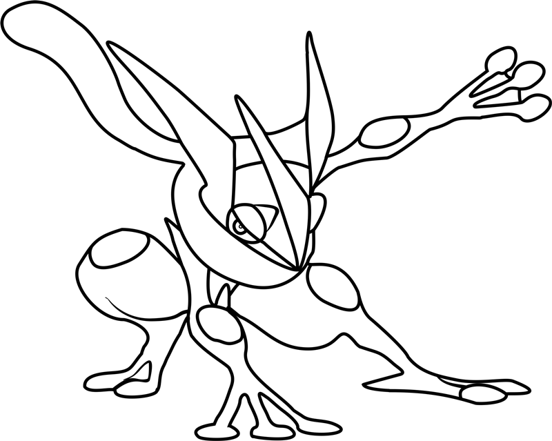 Coloringcool on x mega greninja pokemon coloring pages at httpstcotlnkhmyo httpstcodxynbos x