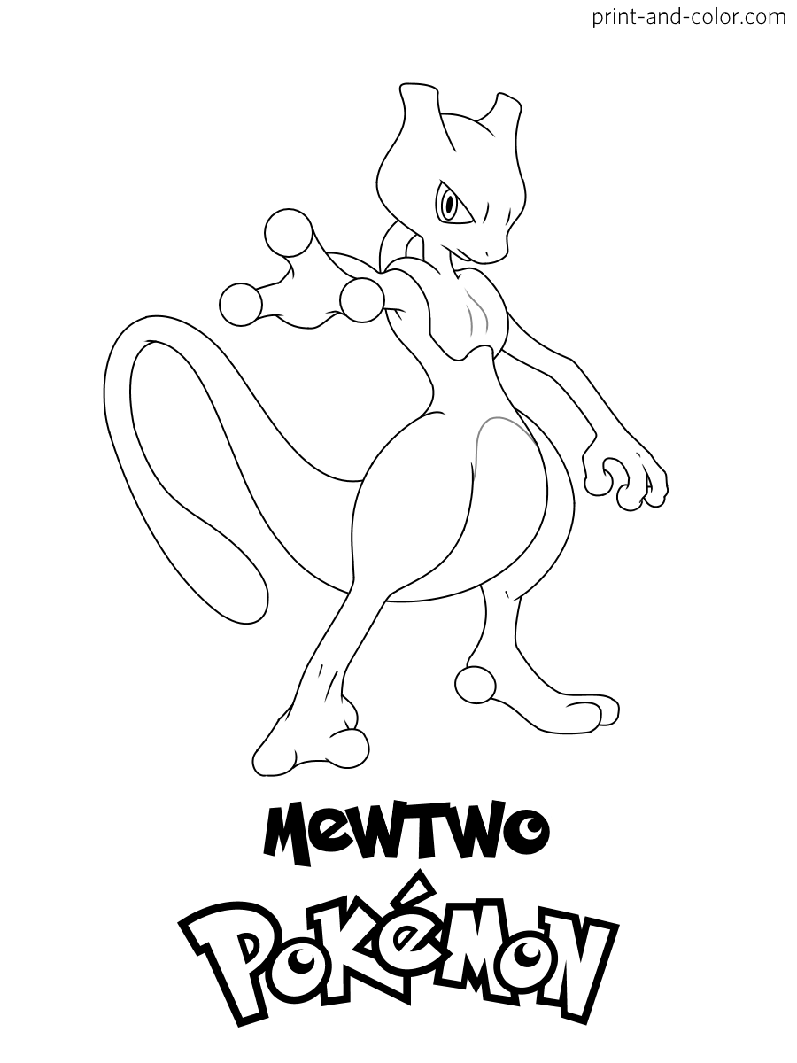 Pokemon coloring pages print and color