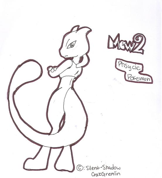 Mewtwo coloring page by mewtwoluver