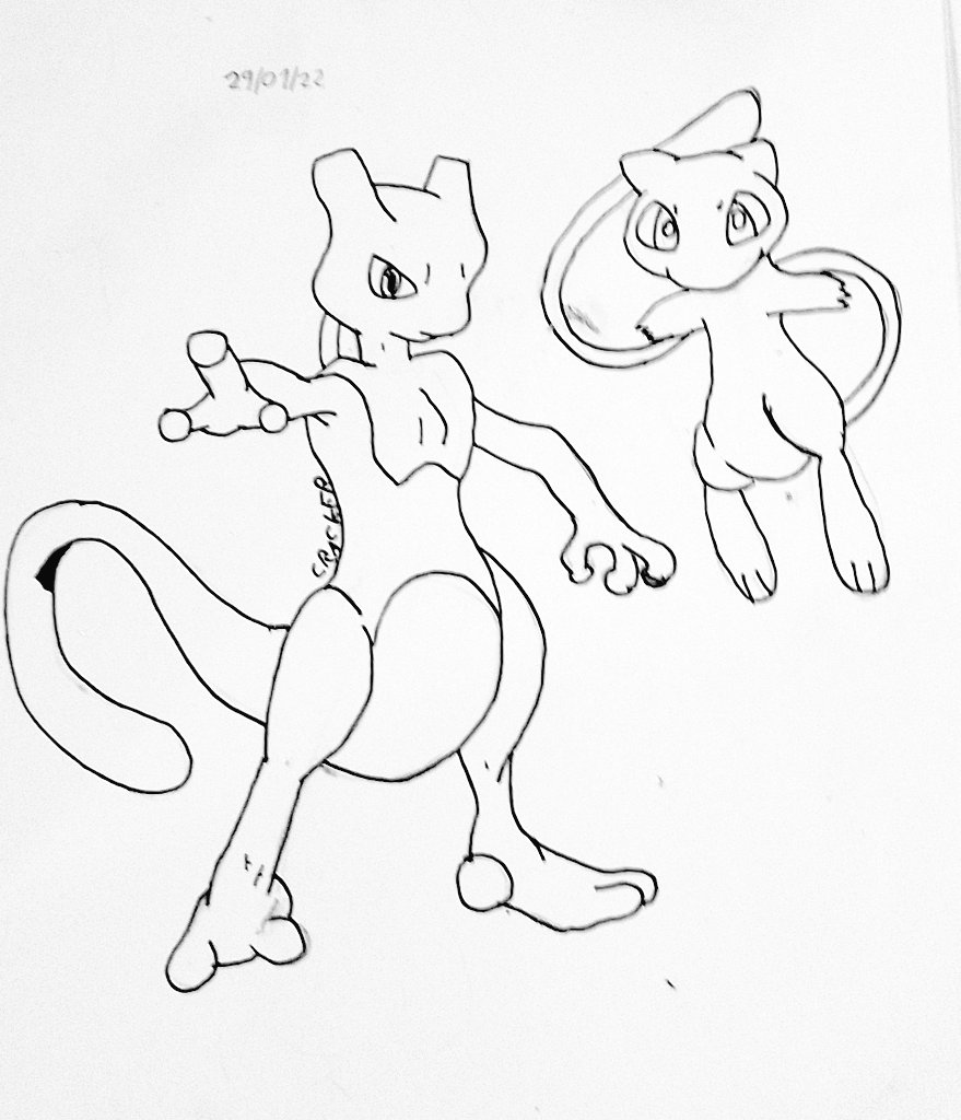 Cracker on x fanart de pokemon mewtwo y mew dibujo pokemonjourneys ash pokemonlegends httpstcoylloufj x