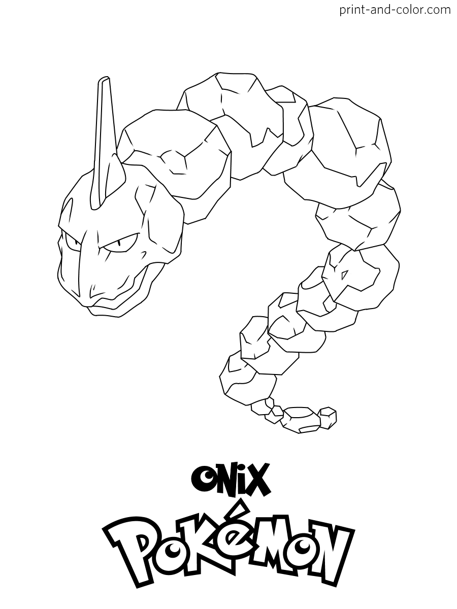 Pokemon coloring pages print and color