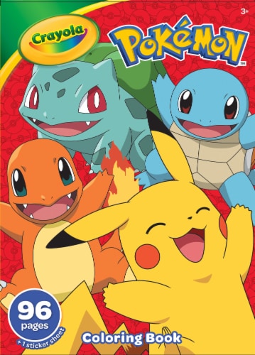 Crayola pokemon coloring book ct