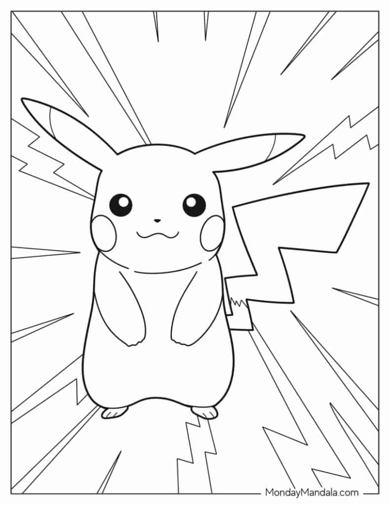 Pokemon coloring pages free pdf printables