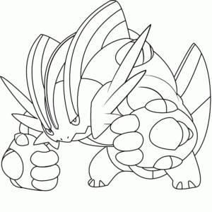 Mega pokemon coloring pages printable for free download