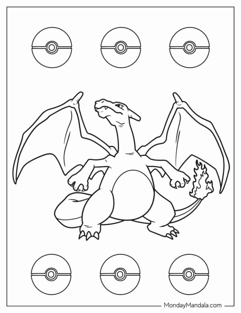 Pokemon coloring pages free pdf printables