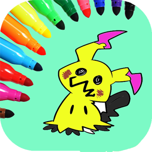 Coloring pikachu â