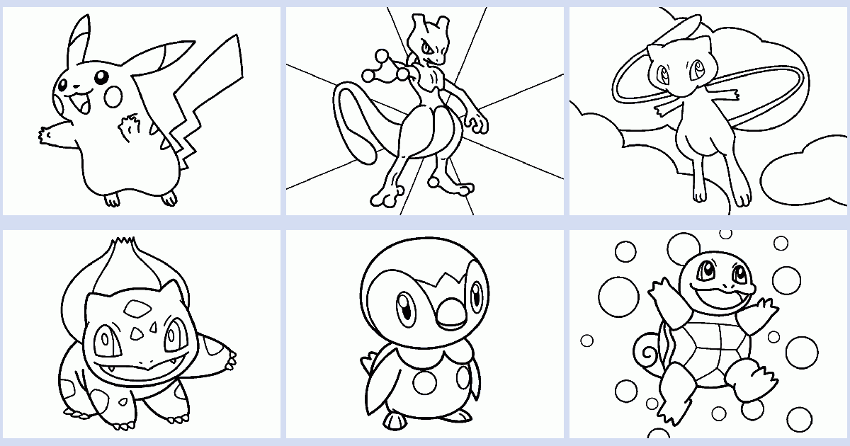 Pokemon coloring book