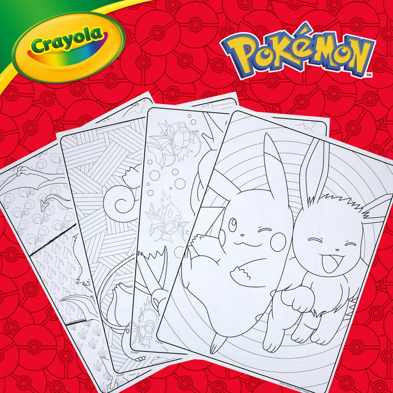 Crayola pokãmon imagination art coloring set pcs pokemon toys holiday gifts beginner child