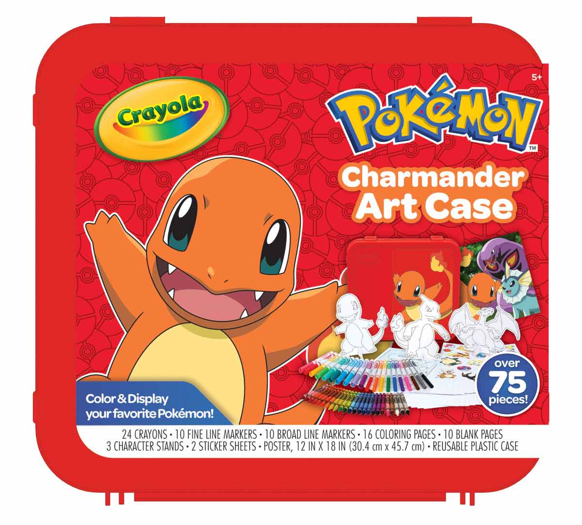 Pokãmon create color art case charmander