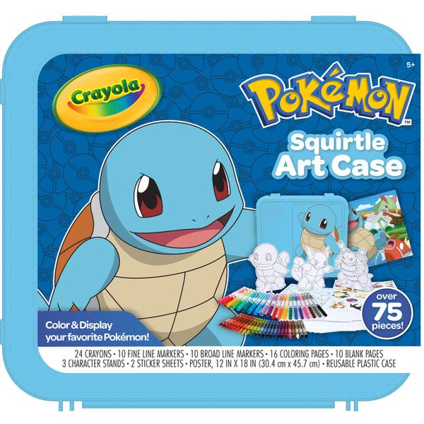 Crayola pokemon squirtle art case