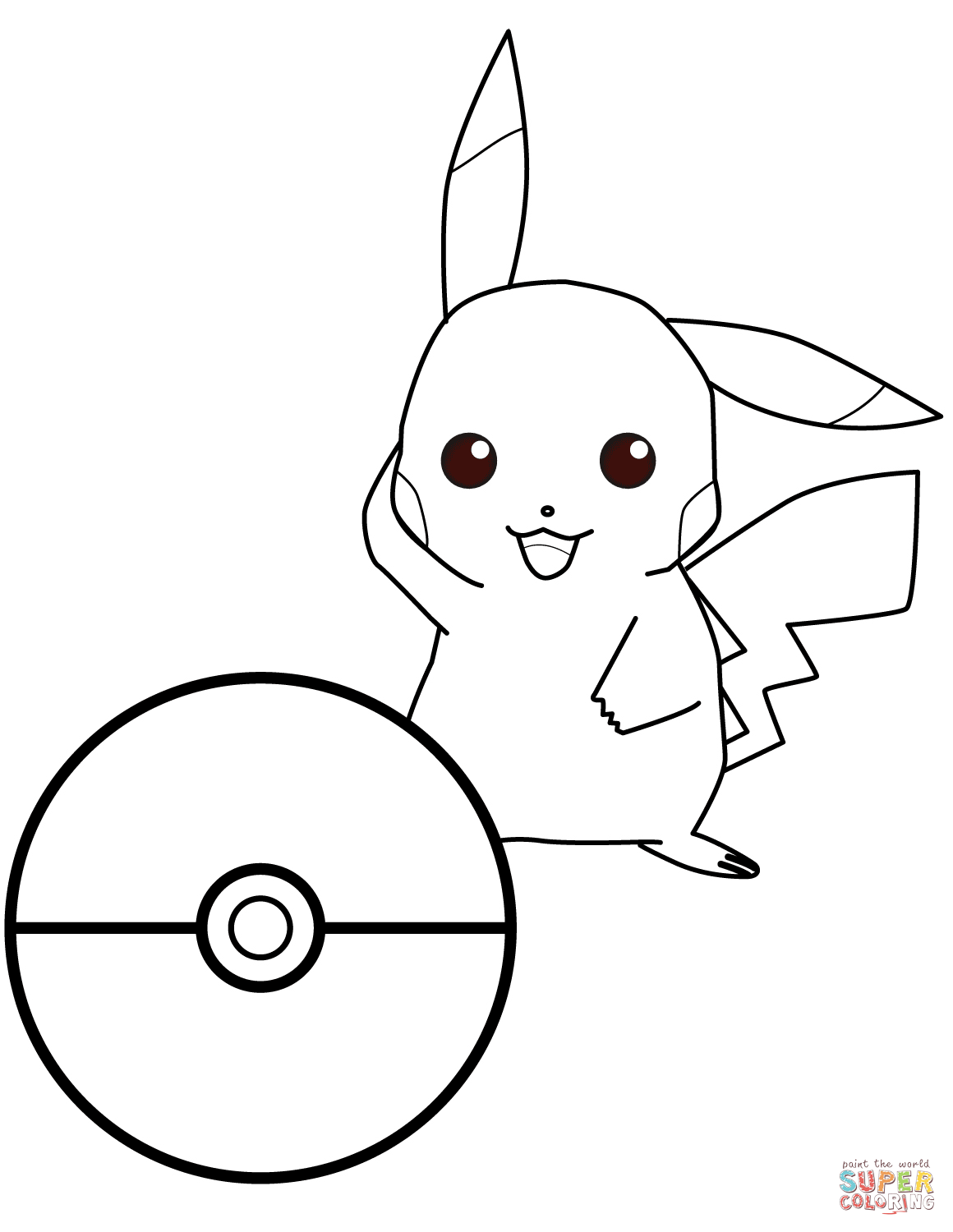 Pokemon go coloring page free printable coloring pages