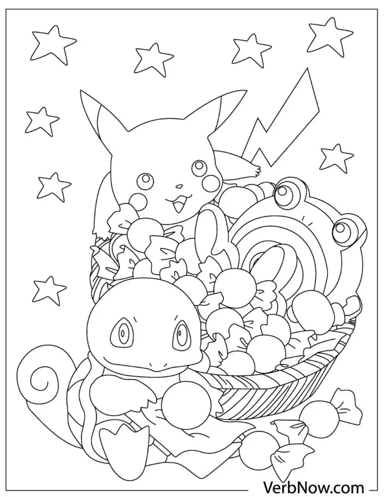 Free pokemon coloring pages for download printable pdf