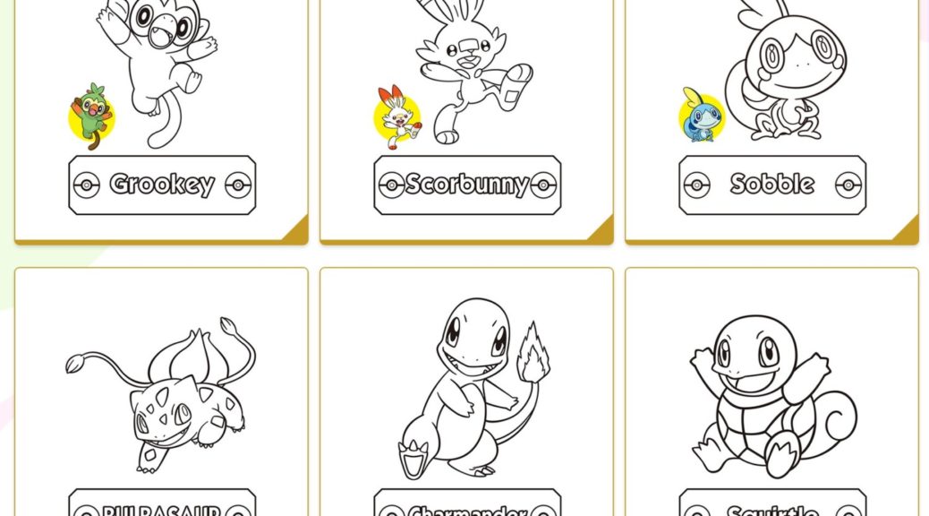 Download free pokemon coloring pages from the pokemon pany â