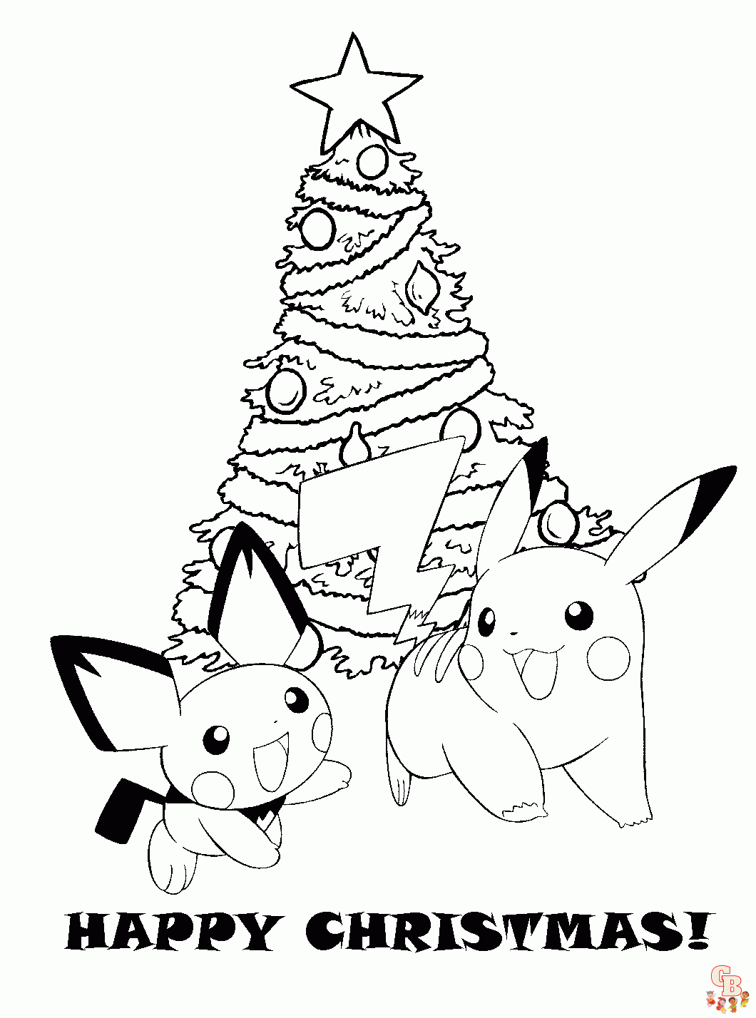 Pokemon christmas coloring pages free printablefor kids