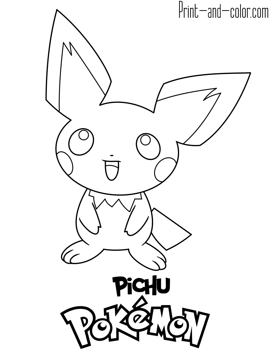 Pokemon coloring pages print and color