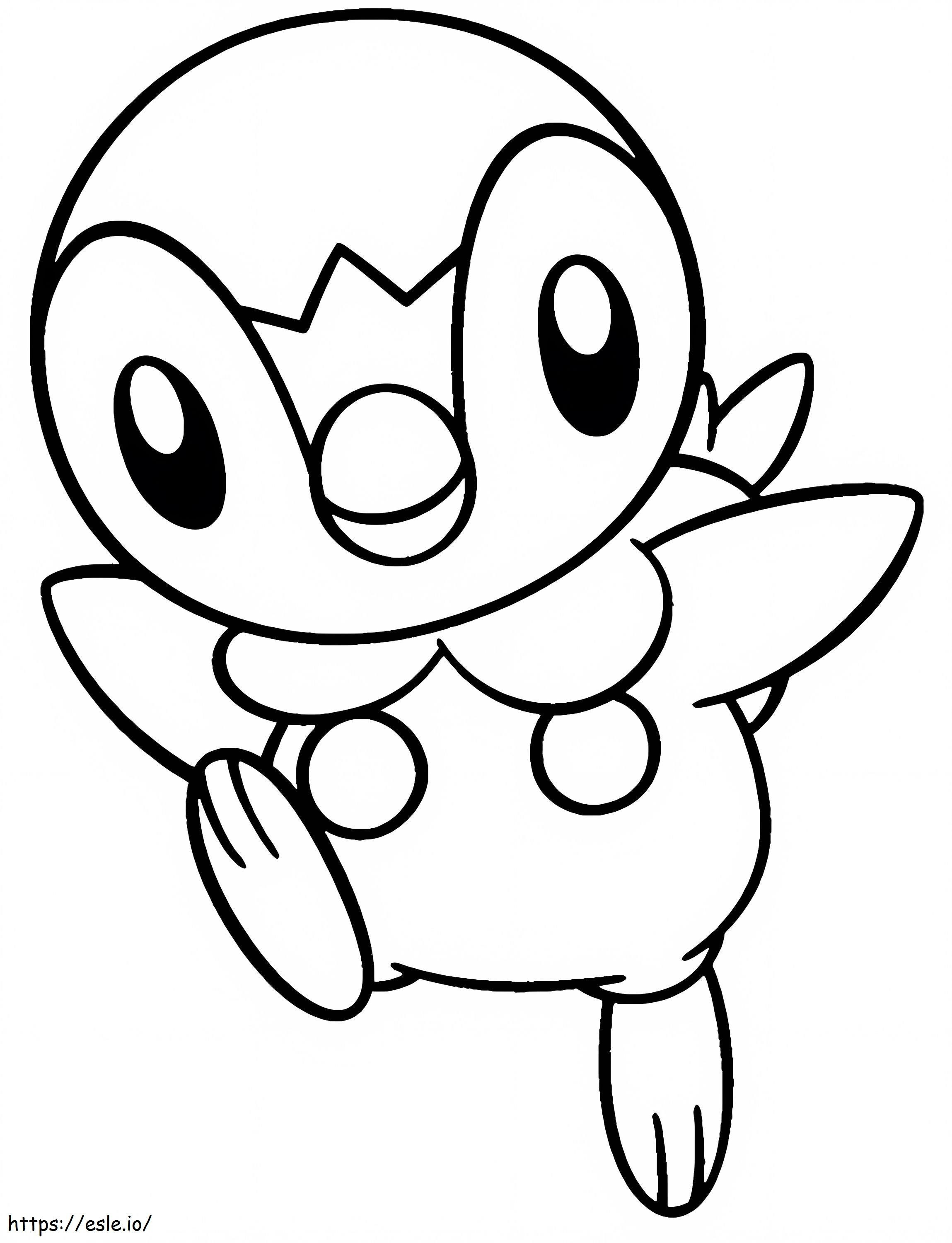 Printable piplup pokemon coloring page