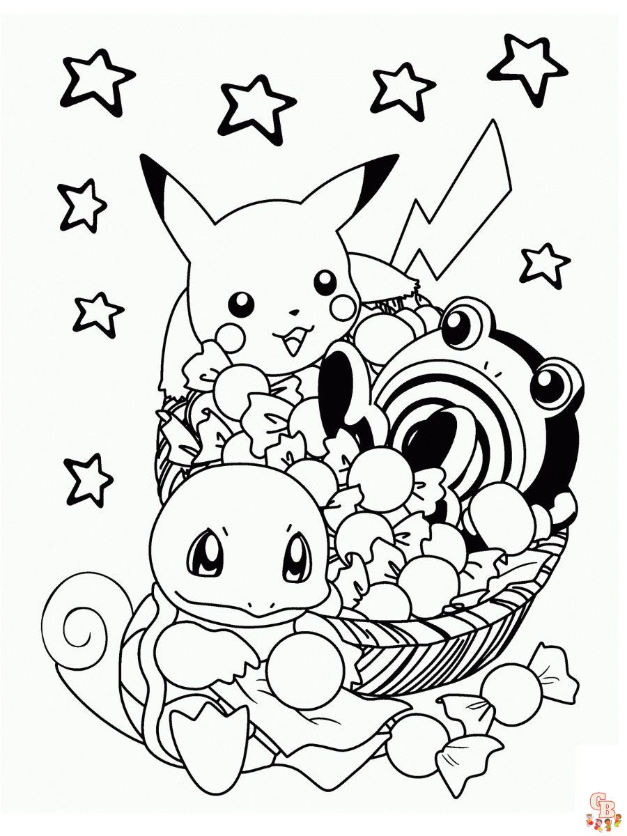 Pokemon coloring pages free printable sheets at