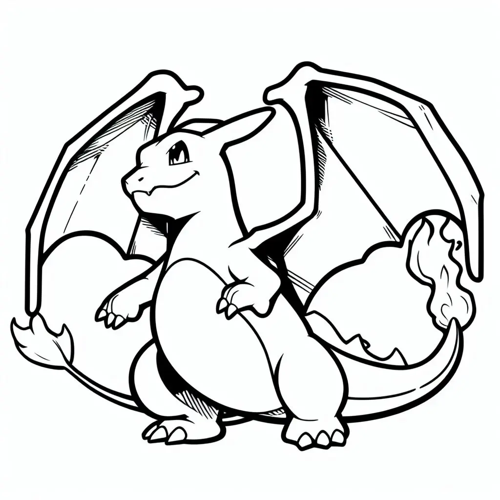 Charizard coloring page