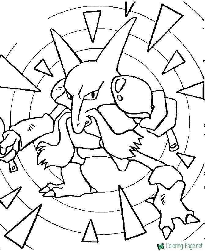 Pokemon coloring pages