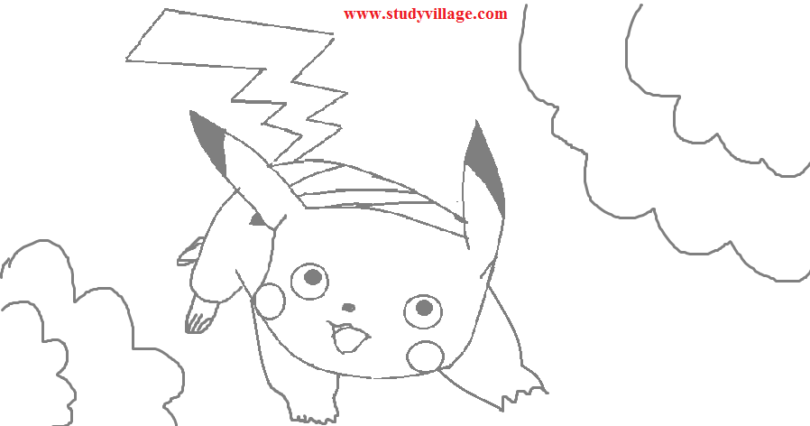 Pokemon printable coloring page for kids