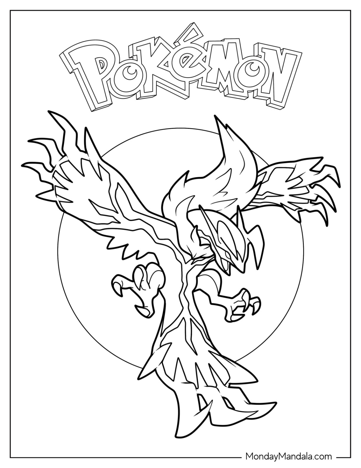 Legendary pokemon coloring pages free pdf printables