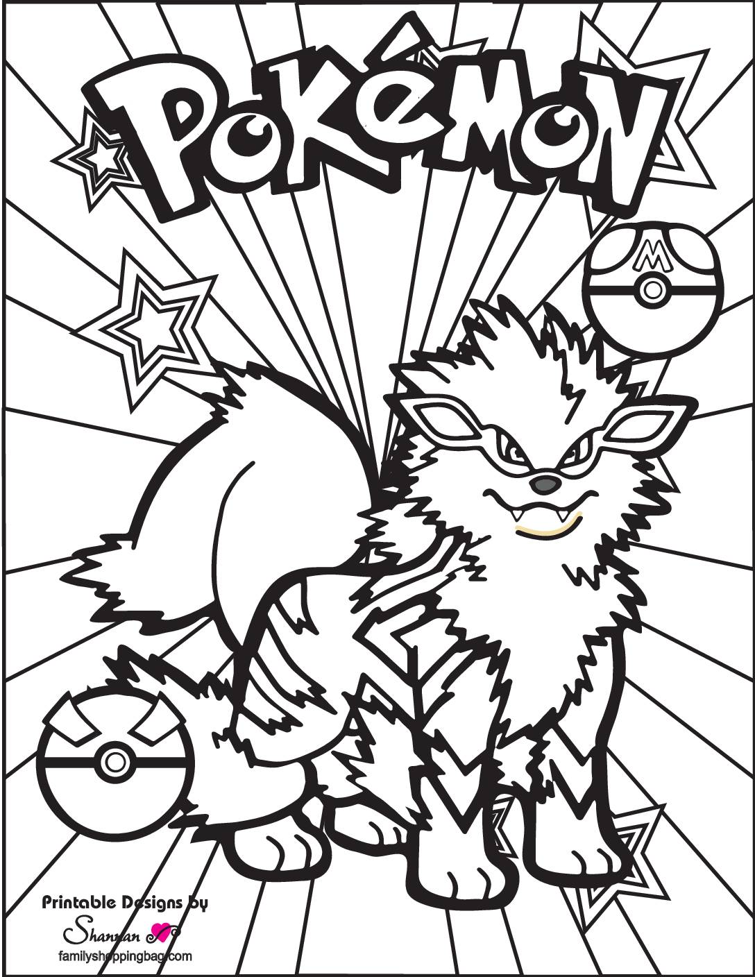 Pokemon coloring page