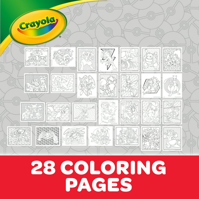 Crayola pokãmon loose leaf coloring pages pages aged up coloring gifts for kids ages