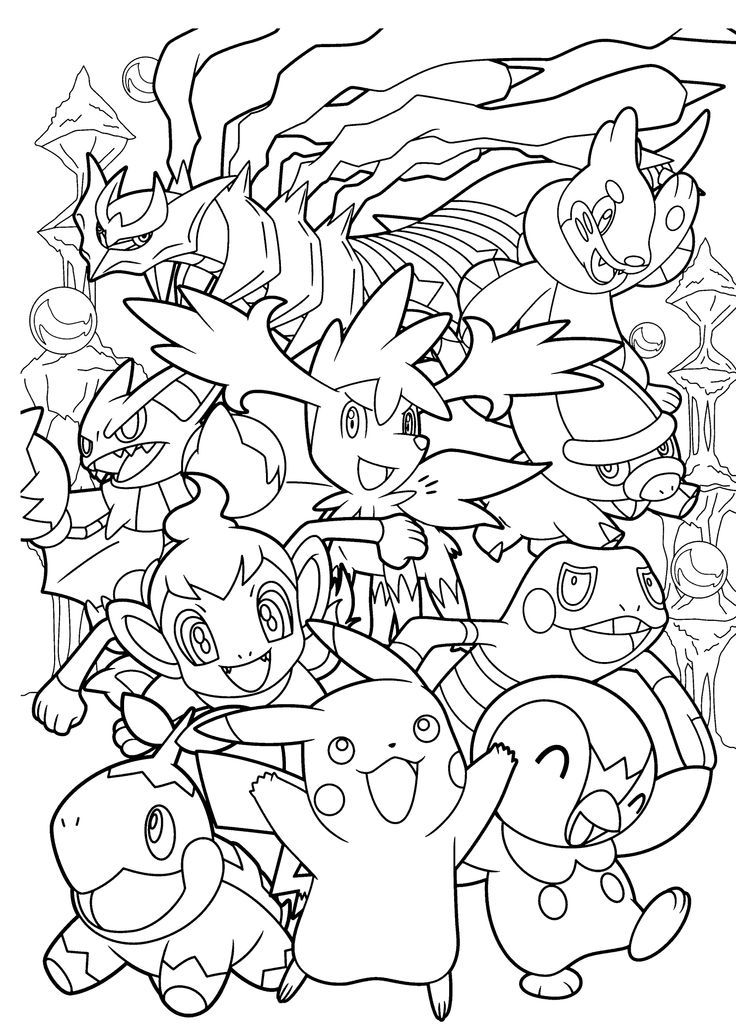 Pokemon coloring pages join your favorite pokemon on an adventure