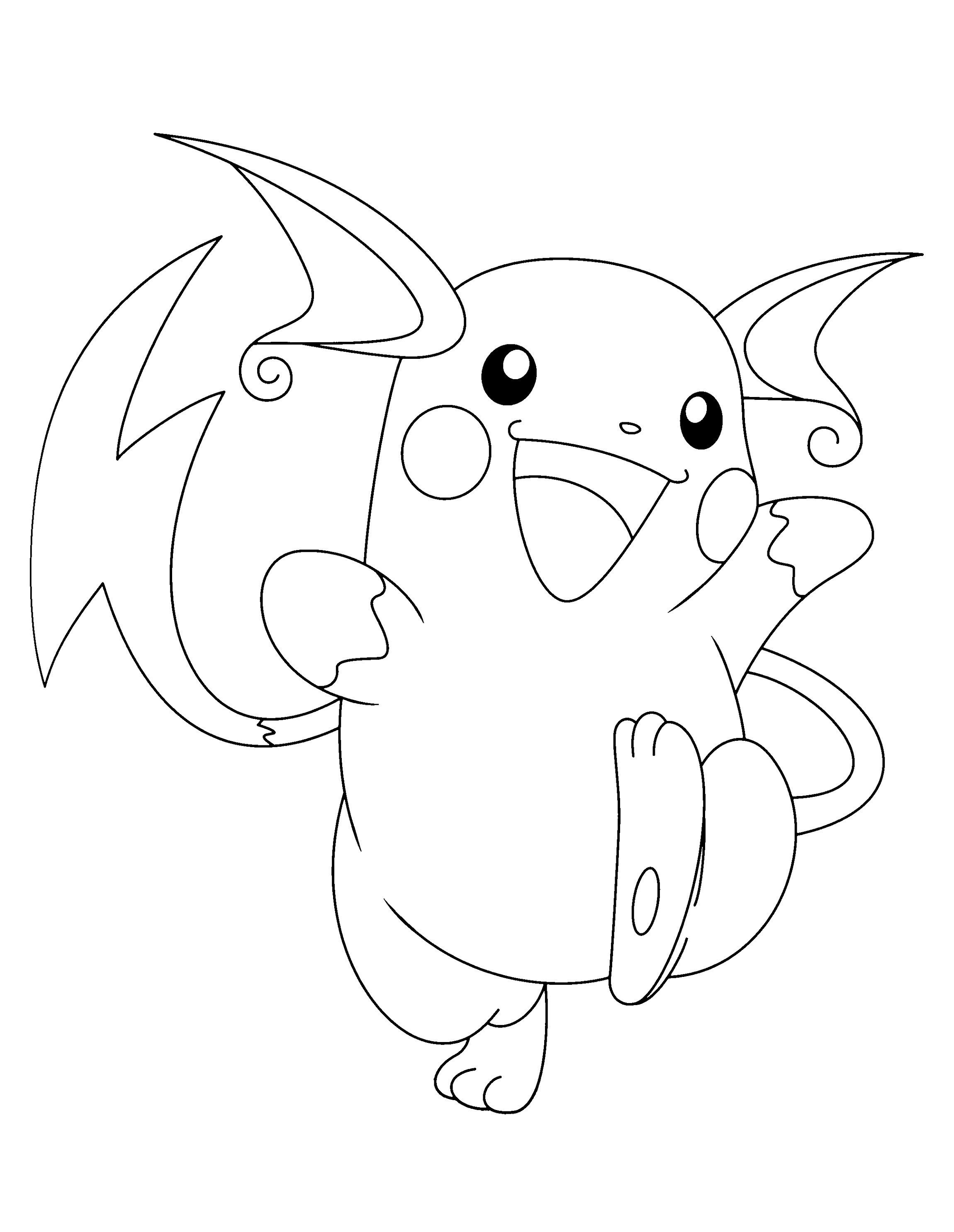 Printable raichu pokemon go coloring pages pokemon coloring pages pokemon coloring cartoon coloring pages