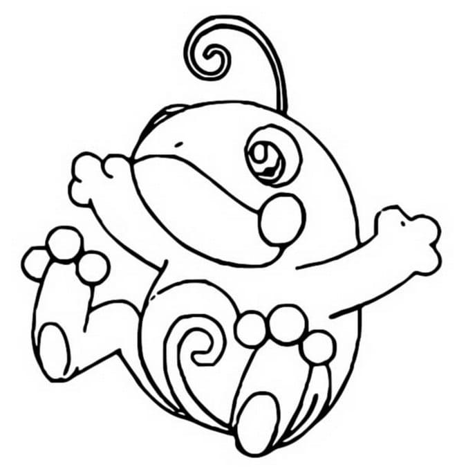 Politoed pokemon coloring page