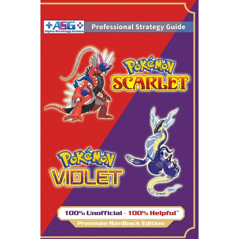 Pokãmon scarlet and violet strategy guide book full color