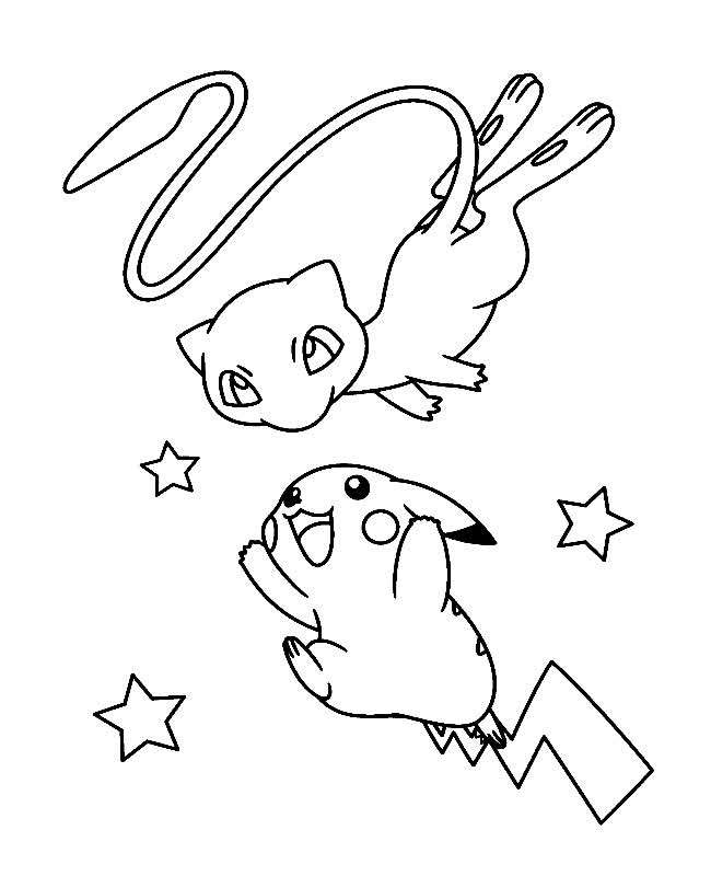 Pokemon coloring page free and online coloring