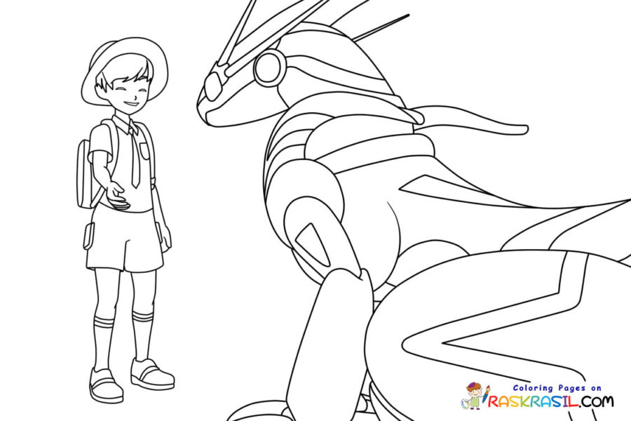 Pokãmon scarlet and violet coloring pages