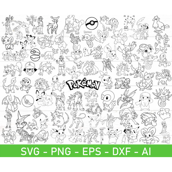 Pokemon png pokemon svg pokemon silhouette pokemon dxf p