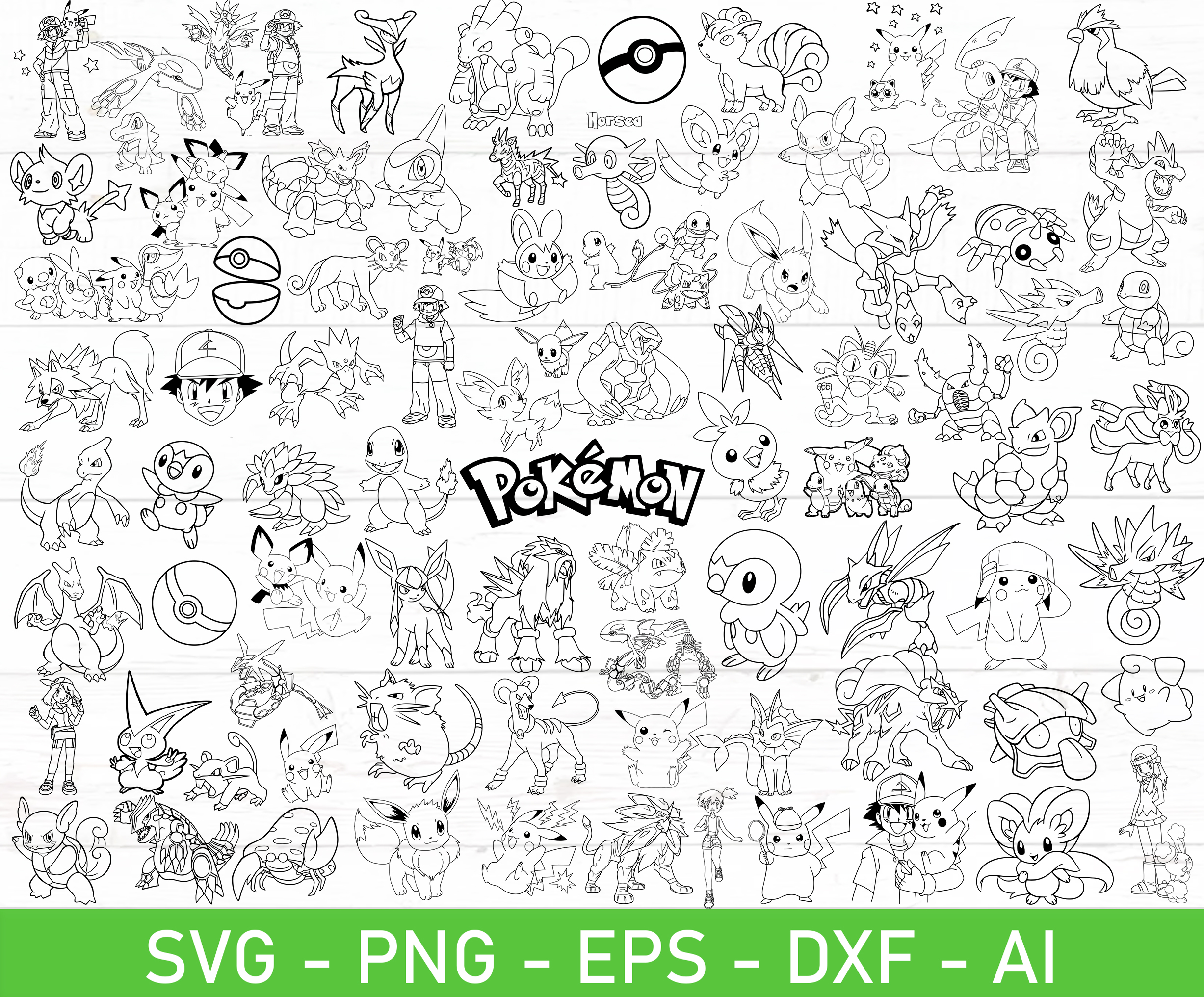 Pokemon png pokemon svg pokemon silhouette pokemon dxf p