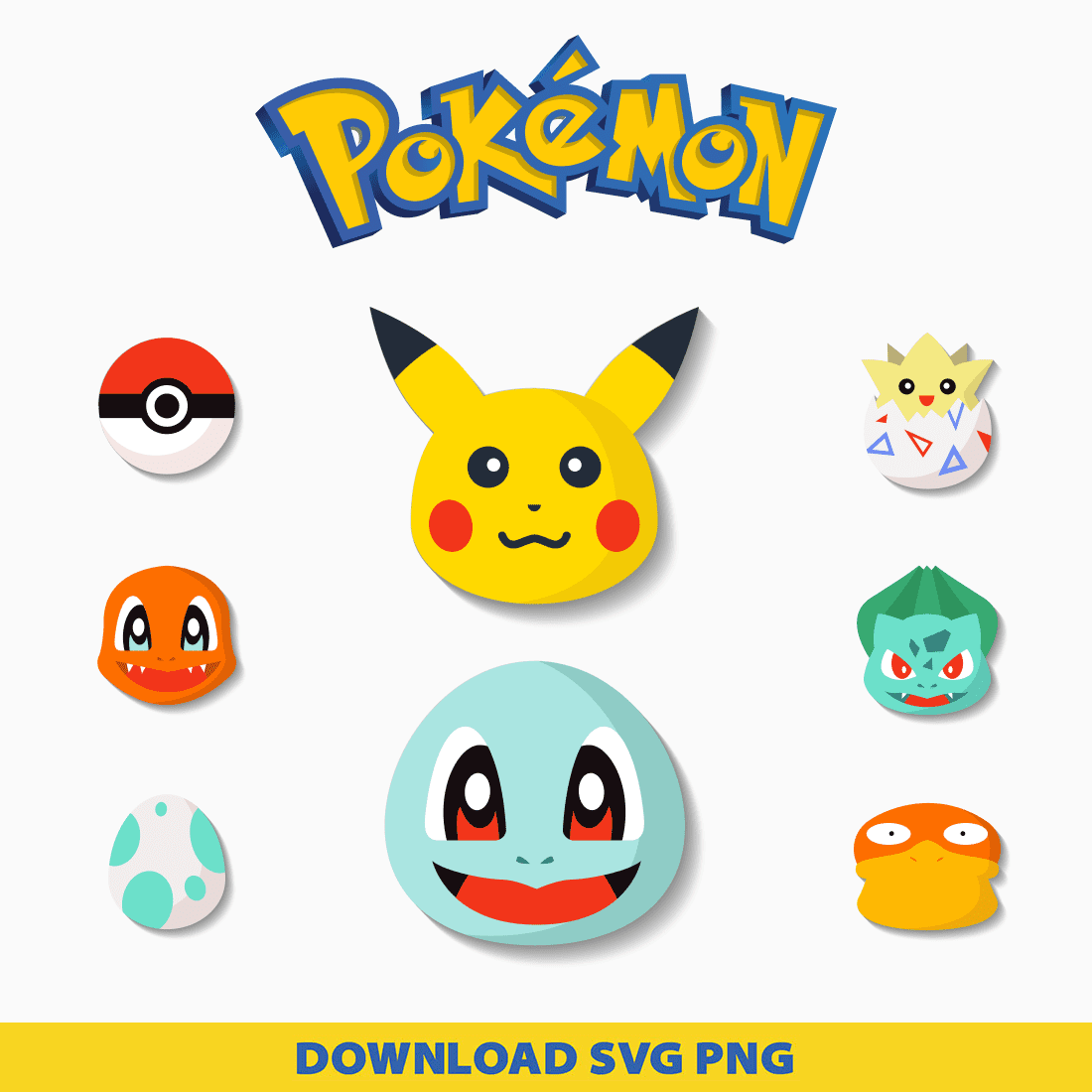 Pokemon svg bundle â