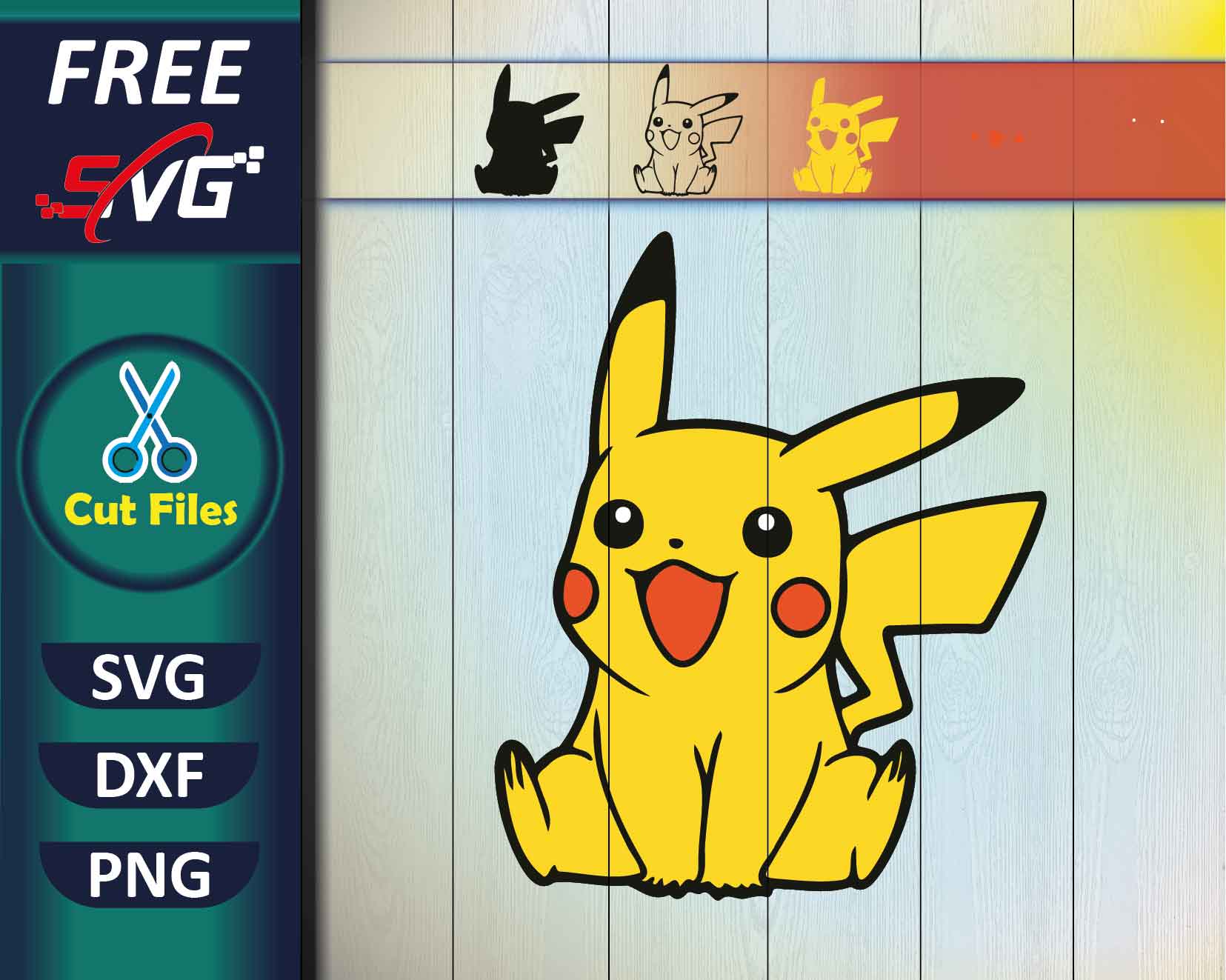 Pikachu svg free pokemon svg free