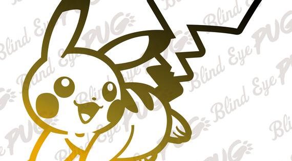 Pikachu svg flat pokemon smash brother eevee pikachu ashecatch them allpokãmon themed party car decal download now