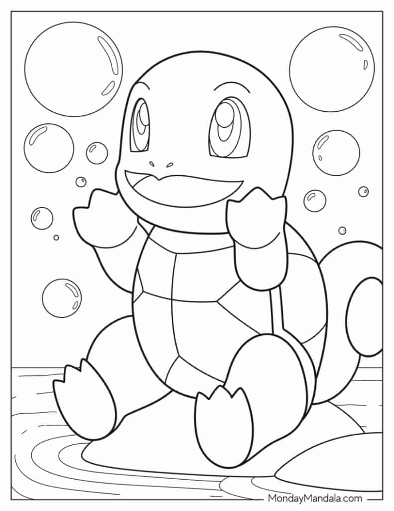 Pokemon coloring pages free pdf printables