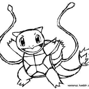 Squirtle coloring pages printable for free download