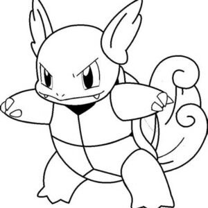 Squirtle coloring pages printable for free download